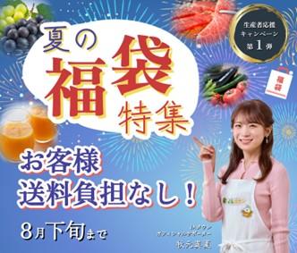 夏の福袋「お客様送料負担なし」キャンペーン