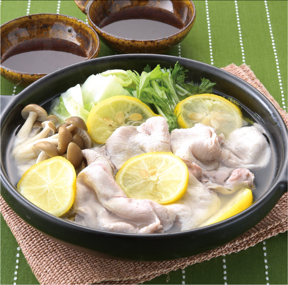 豚肉と白菜の柚子鍋
