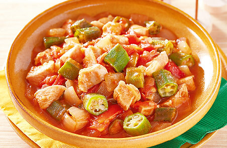 鶏肉と夏野菜のブラジル風煮込み