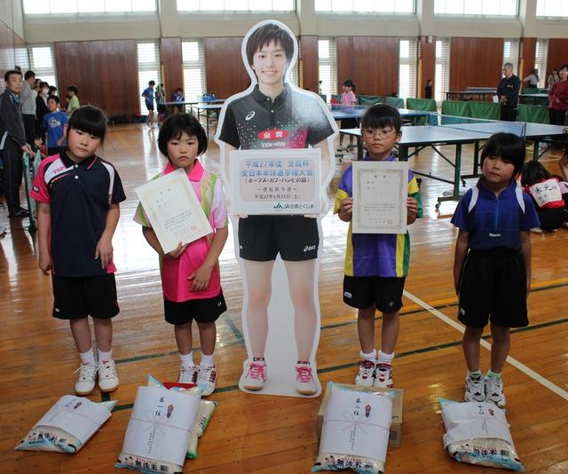 バンビの部(女子)の入賞者の内容を表示