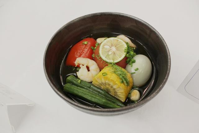 最優秀賞（徳島県知事賞）「夏バテ解消！さっぱり夏野菜の冷製おでん」の内容を表示