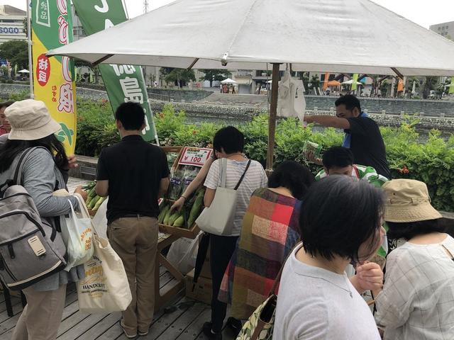 枝豆(湯あがり娘)の試食は多くのお客様から好評をいただきましたの内容を表示