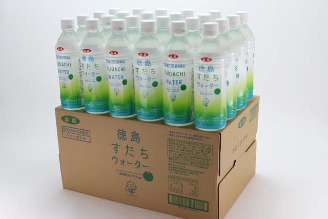 徳島県産すだち飲料「徳島すだちウォーター（500mlペットボトル×24本入り））」の内容を表示