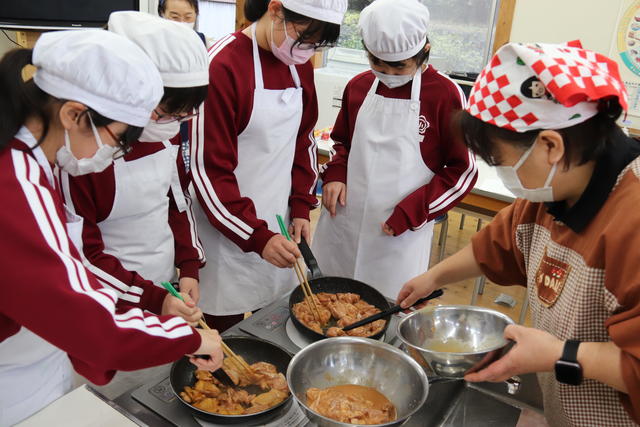 鶏肉の漬け焼きを調理の内容を表示