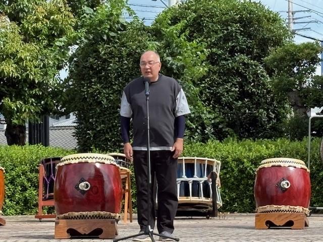 あいさつをするJA徳島県・前田洋治常務理事の内容を表示