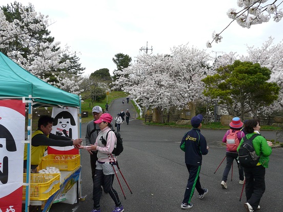 休憩地点にての内容を表示