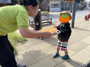 輝太郎柿の試食の内容を表示