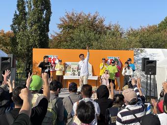 食パラダイス鳥取県野球・農業二刀流ヘッドコーチ川口さんによるじゃんけん大会の内容を表示