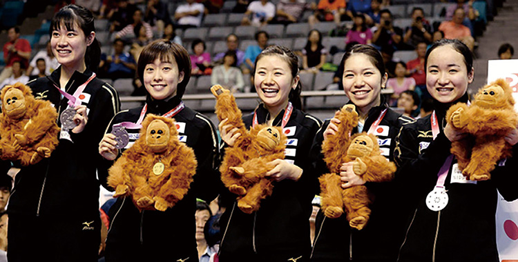 日本女子乒乓球队