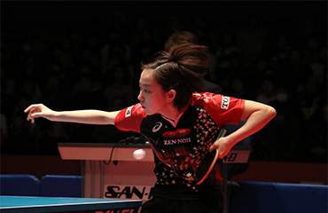 桌球選手 Kasumi Ishikawa